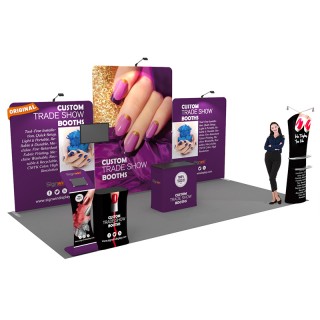10x20ft Custom Trade Show Booth L