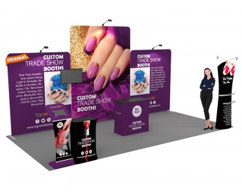 10x20ft Custom Trade Show Booth L