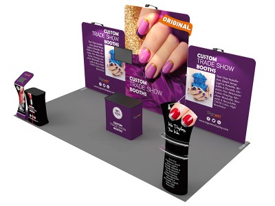 10x20ft Custom Trade Show Booth L 10x20ft Custom Trade Show Booth L