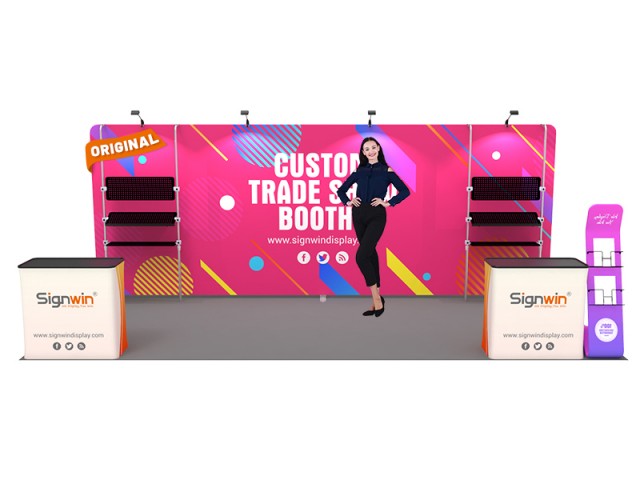 10x20ft Custom Trade Show Booth M