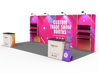 10x20ft Custom Trade Show Booth M