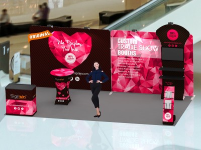 10x20ft Custom Trade Show Booth N