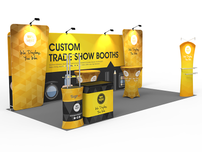 10x20ft Custom Trade Show Booth O