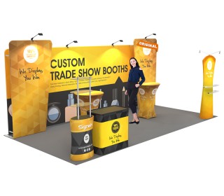10x20ft Custom Trade Show Booth O