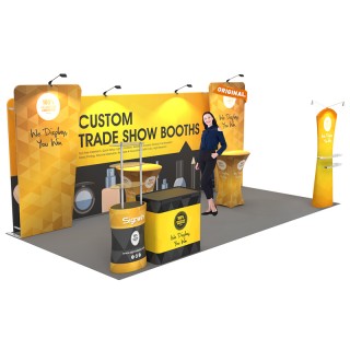 10x20ft Custom Trade Show Booth O