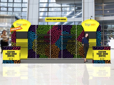 10x20ft Custom Trade Show Booth P 10x20ft Custom Trade Show Booth P