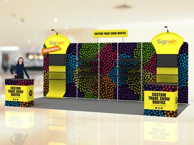 10x20ft Custom Trade Show Booth P 10x20ft Custom Trade Show Booth P
