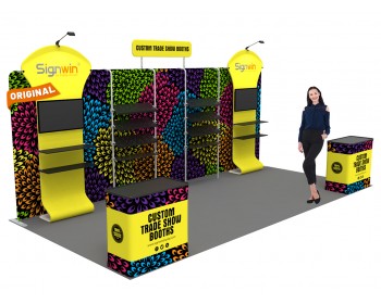 10x20ft Custom Trade Show Booth P