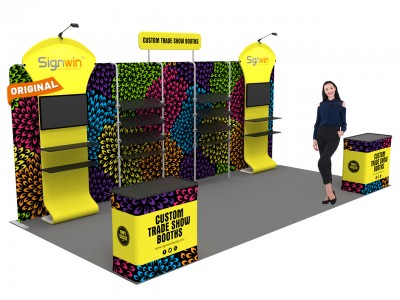 10x20ft Custom Trade Show Booth P