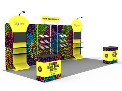 10x20ft Custom Trade Show Booth P