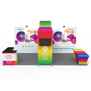 10x20ft Custom Trade Show Booth Q