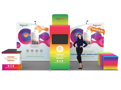 10x20ft Custom Trade Show Booth Q 10x20ft Custom Trade Show Booth Q