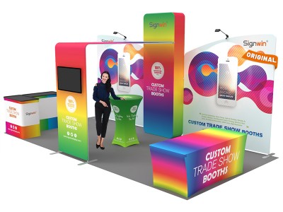 10x20ft Custom Trade Show Booth Q 10x20ft Custom Trade Show Booth Q