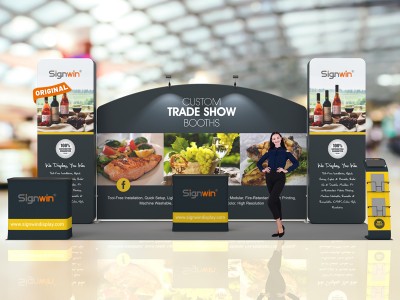 10x20ft Custom Trade Show Booth R