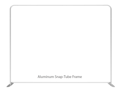 Custom 10ft Flat & Attractive Tension Fabric Trade Show Booth Backwall Display with Durable Case to Podium