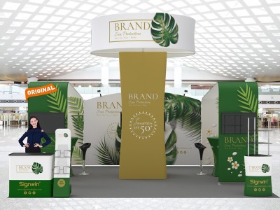 20x20ft Custom Trade Show Booth 01 20x20ft Custom Trade Show Booth 01