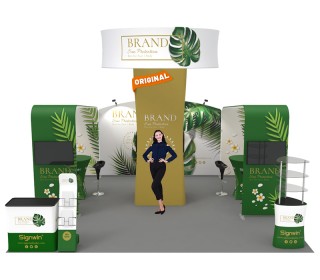 20x20ft Custom Trade Show Booth 01