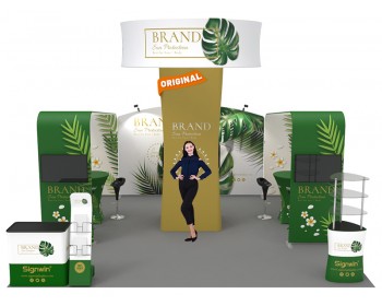 20x20ft Custom Trade Show Booth 01