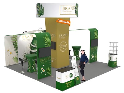 20x20ft Custom Trade Show Booth 01 20x20ft Custom Trade Show Booth 01