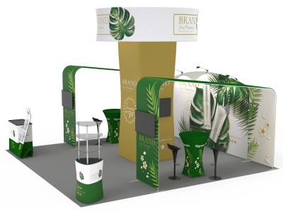 20x20ft Custom Trade Show Booth 01