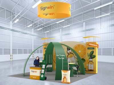 20x20ft Custom Trade Show Booth 02