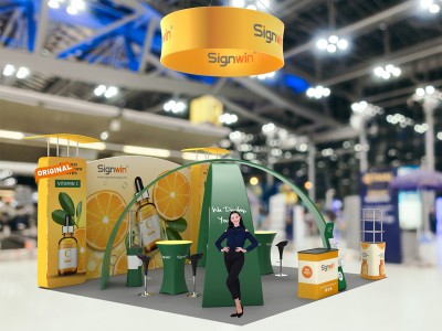 20x20ft Custom Trade Show Booth 02