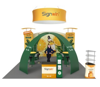 20x20ft Custom Trade Show Booth 02