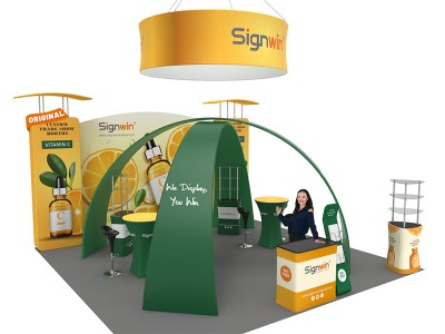 20x20ft Custom Trade Show Booth 02