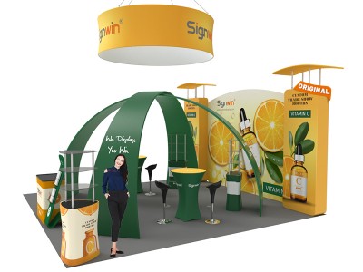 20x20ft Custom Trade Show Booth 02