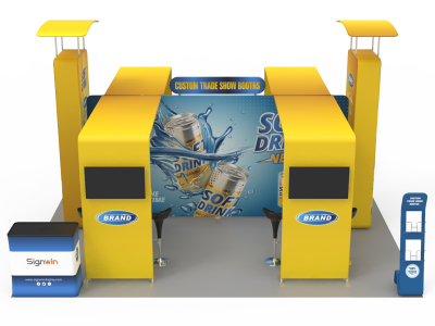 20x20ft Custom Trade Show Booth 03