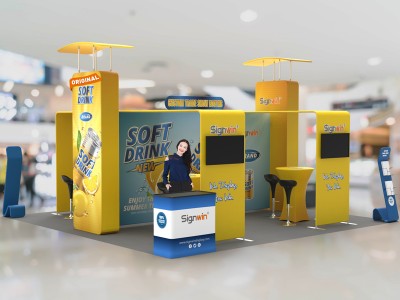 20x20ft Custom Trade Show Booth 03