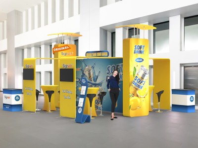 20x20ft Custom Trade Show Booth 03