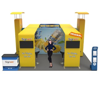 20x20ft Custom Trade Show Booth 03