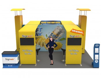 20x20ft Custom Trade Show Booth 03