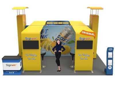 20x20ft Custom Trade Show Booth 03 20x20ft Custom Trade Show Booth 03