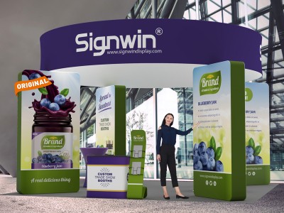 20x20ft Custom Trade Show Booth 04 20x20ft Custom Trade Show Booth 04