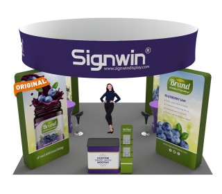 20x20ft Custom Trade Show Booth 04