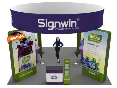 20x20ft Custom Trade Show Booth 04 20x20ft Custom Trade Show Booth 04