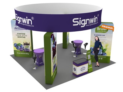 20x20ft Custom Trade Show Booth 04 20x20ft Custom Trade Show Booth 04