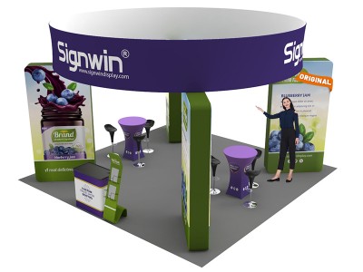 20x20ft Custom Trade Show Booth 04 20x20ft Custom Trade Show Booth 04