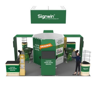 20x20ft Custom Trade Show Booth 05