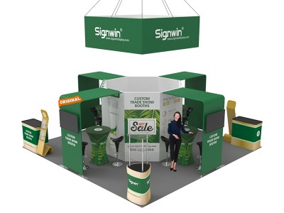 20x20ft Custom Trade Show Booth 05 20x20ft Custom Trade Show Booth 05