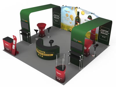 20x20ft Custom Trade Show Booth 06