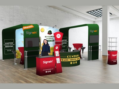 20x20ft Custom Trade Show Booth 06 20x20ft Custom Trade Show Booth 06