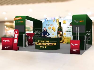 20x20ft Custom Trade Show Booth 06 20x20ft Custom Trade Show Booth 06