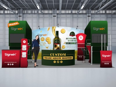20x20ft Custom Trade Show Booth 06 20x20ft Custom Trade Show Booth 06