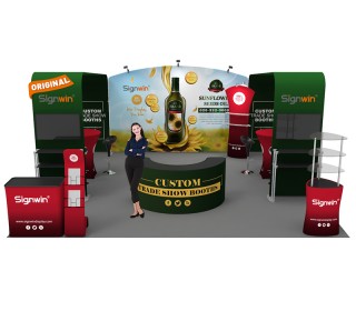 20x20ft Custom Trade Show Booth 06