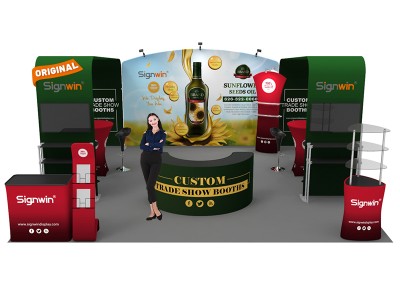 20x20ft Custom Trade Show Booth 06 20x20ft Custom Trade Show Booth 06