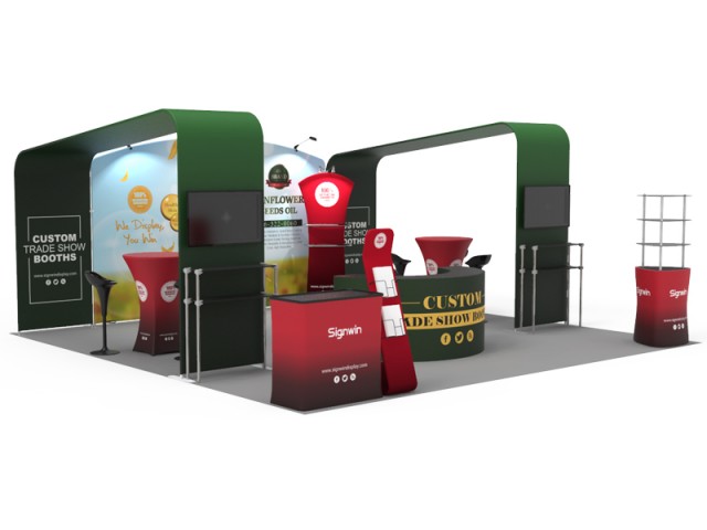 20x20ft Custom Trade Show Booth 06