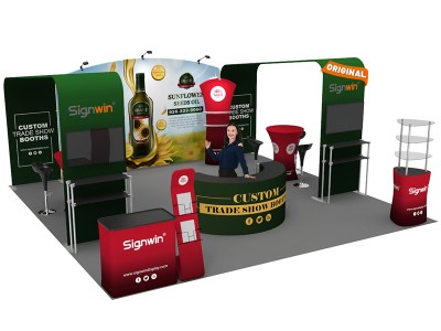 20x20ft Custom Trade Show Booth 06 20x20ft Custom Trade Show Booth 06